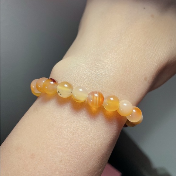 Natural Stone - Natural Agate Crystal Healing Bracelets 8mm - Picture 2 of 3